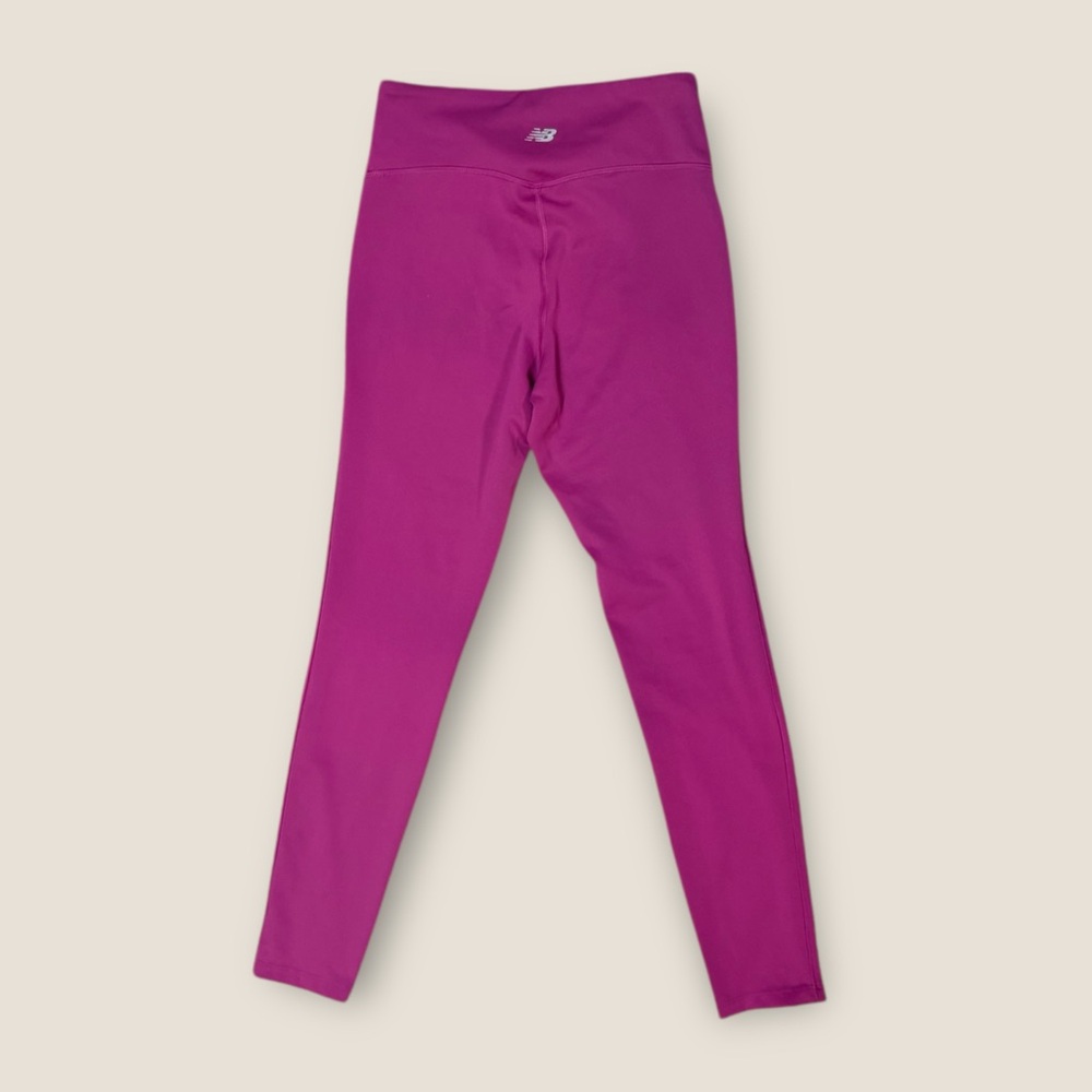 New Balance Women's Pink Fuchsia High-Waisted Leggings Small - Picture 4 of 9